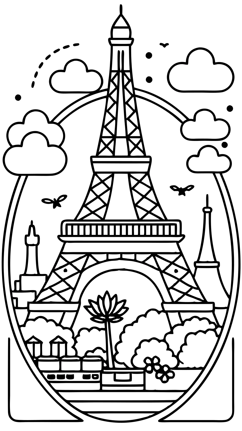 coloring pages france